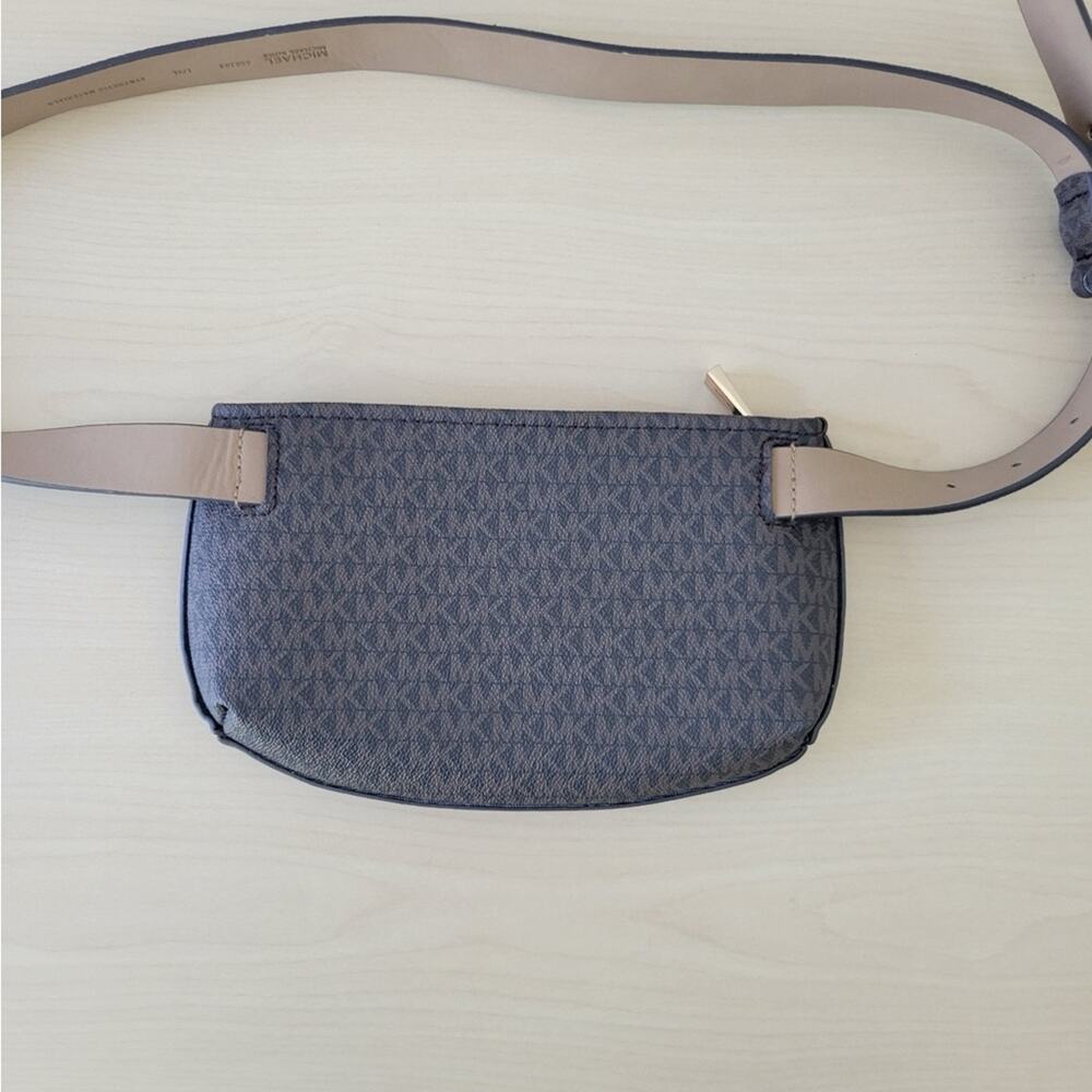 Michael Kors Blue and Brown Belt Bag - Picture 2 of 6